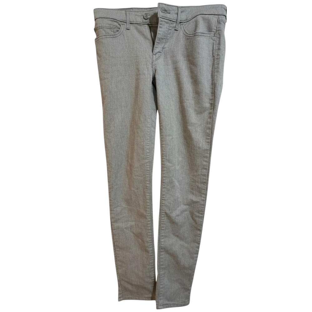 Levi's 711 Skinny Jeans Women's Size 27 Gray Stretch Denim Mid Rise